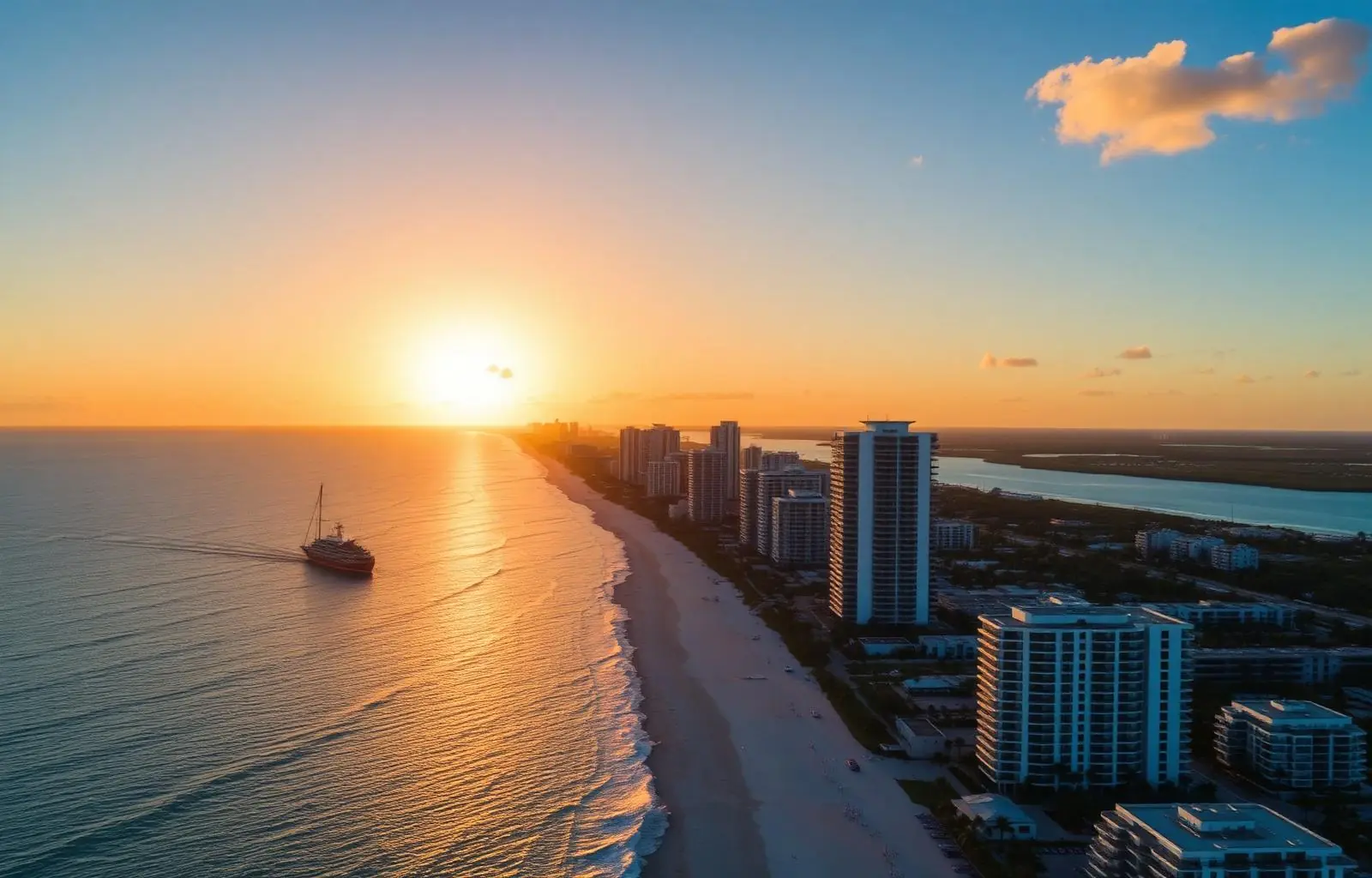 South Florida coastline