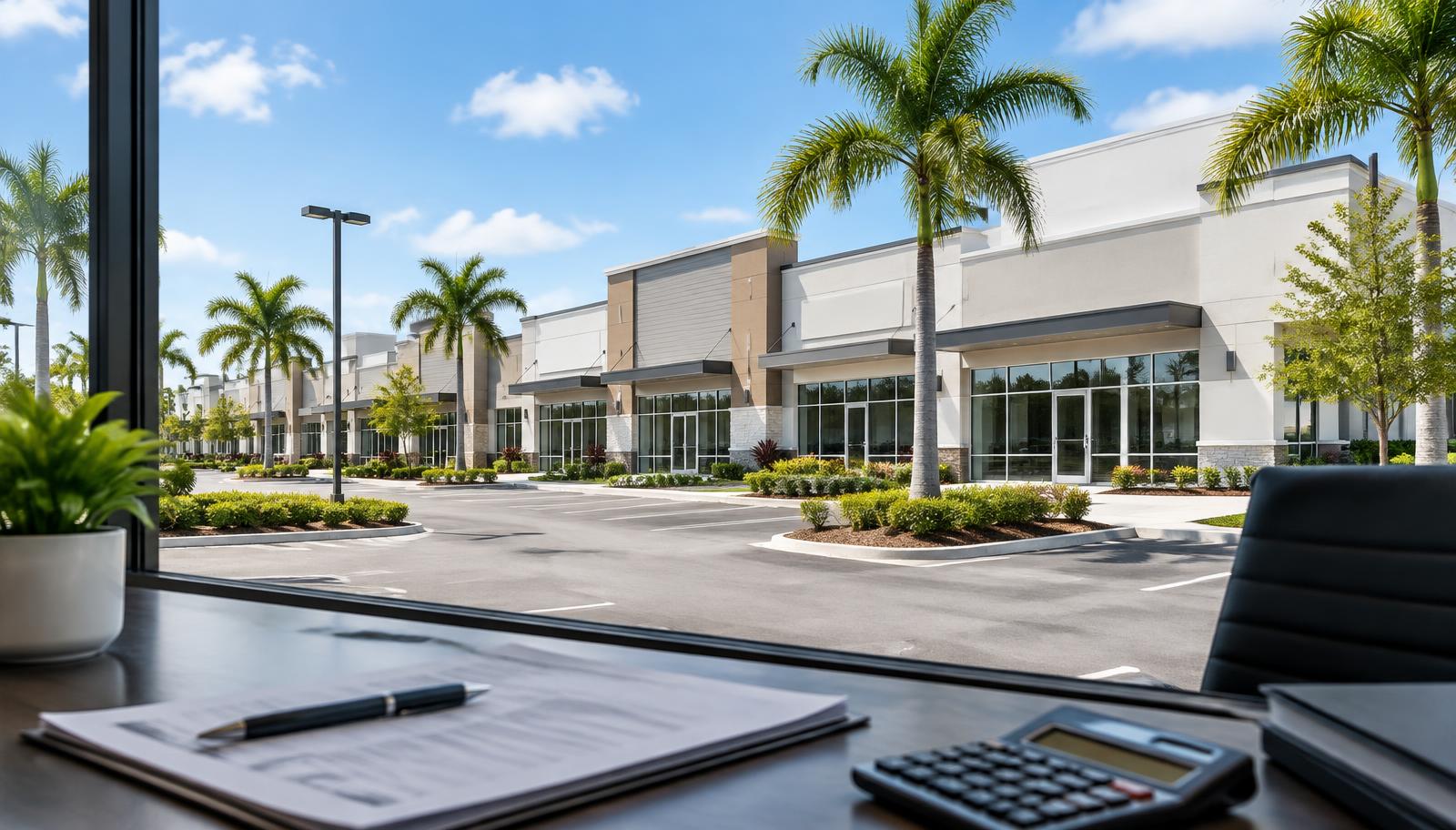 A South Florida multi tenant commercial property representing the transition from gross leases to Triple Net expense recovery structures.